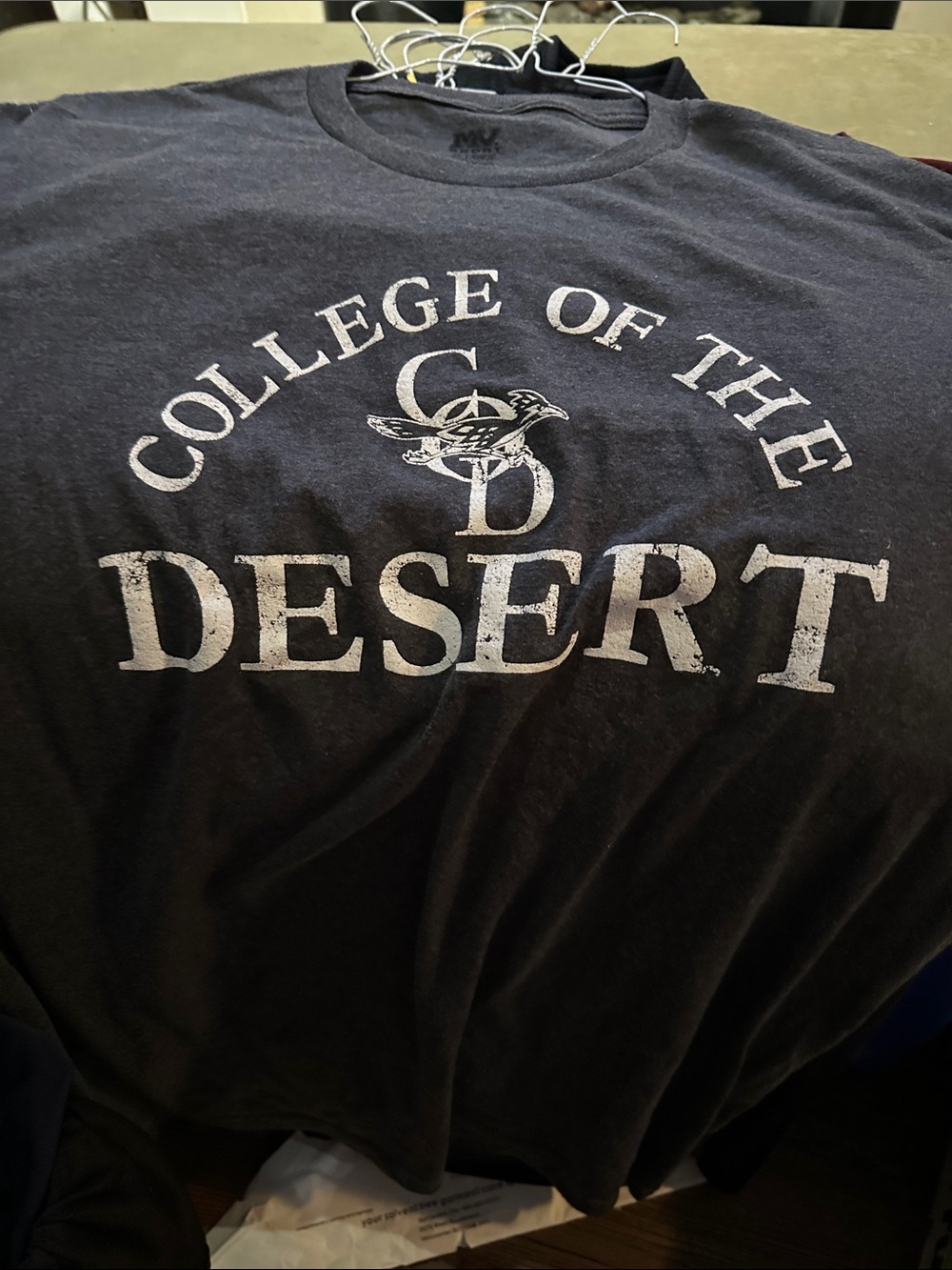 Affliction Black Graphic 'College of the Desert' Tee